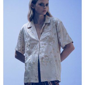 UO Leo Souvenir Button-Down Top